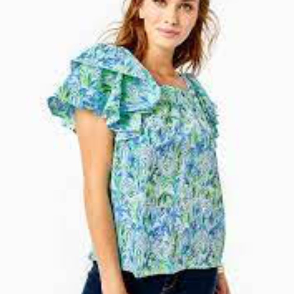 Lilly Pulitzer Devine top size L NWT